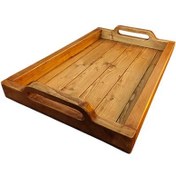 تصویر سینی دسته چوبی 