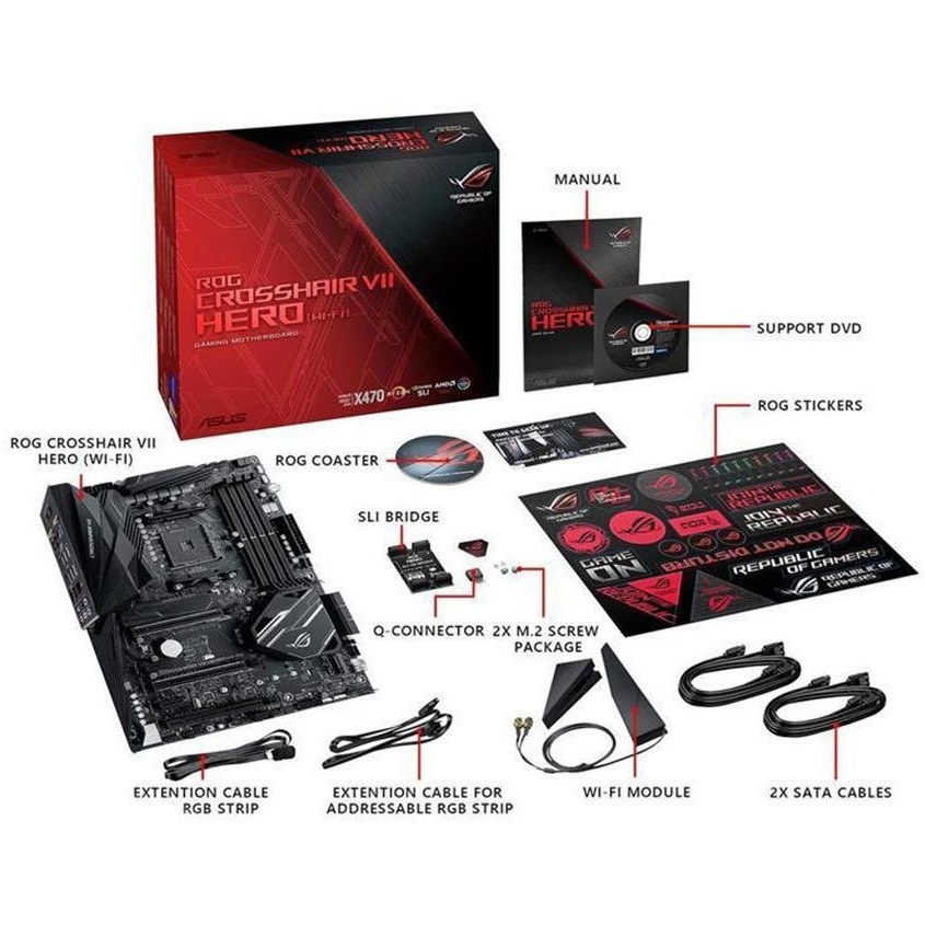 Asus crosshair vii 2025 hero x470