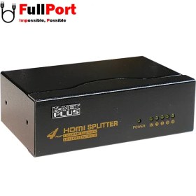 تصویر اسپلیتر 4 پورت HDMI ورژن 1.4 کی نت پلاس مدل KP-SPHD1404 KPS-644 K-NET PLUS KP-SPHD1404 KPS-644 HDMI Splitter V1.4 4 Port