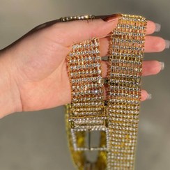 تصویر کمربند مجلسی فول نگین 