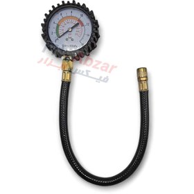 تصویر درجه باد لاستیک عقربه ای 16 بار Auto Tire Pressure Gauge Portable Vehicle Tools
