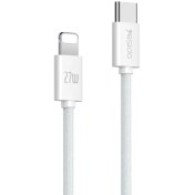 تصویر کابل تایپ سی به لایتنینگ فست شارژ 27 وات یسیدو yesido ca170 