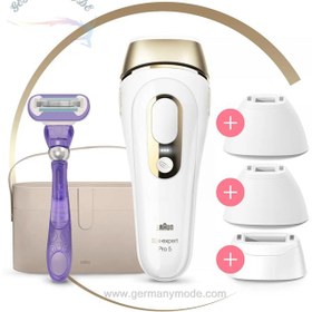 تصویر دستگاه لیزر خانگی صورت و بدن آی پی ال براون آلمان Braun Silk-expert Pro 5 PL5347 IPL 