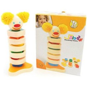 تصویر بازی آموزشی برج دلقک ۱۰ تکه 