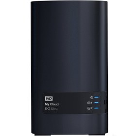 تصویر ذخیره ساز تحت شبکه وسترن دیجیتال سری قرمز مدل My Cloud EX2 Ultra WDBVBZ0120JCH-EESN ظرفیت 12 ترابایت 