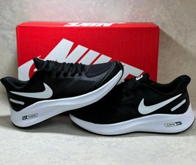 تصویر کتانی نایک ایرزوم گاید مشکی سفید NIKE AIR ZOOM 