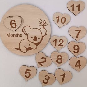 تصویر دیسک ماهگرد کودک تاتی ۲ 