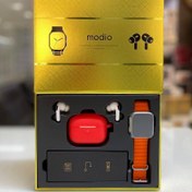 تصویر ساعت هوشمند مودیو مدل M Ultra + ایرپاد و قاب سیلیکونی 
