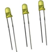 تصویر LED خود رنگ زرد 3mm LED 3MM YELLOW