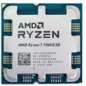 تصویر پردازنده بدون باکس ای ام دی Ryzen 7 7800X3D AM5 (فروش به‌صورت باندل با مادربرد) ا AMD Ryzen 7 7800X3D AM5 Processor AMD Ryzen 7 7800X3D AM5 Processor