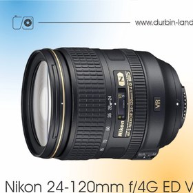 تصویر لنز Nikon 24-120mm f/4G ED VR دست دوم 