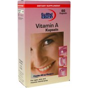 تصویر کپسول ویتامین آ یوروویتال |۶۰ عدد| حفظ سلامت بینایی ا Eurho Vital Vitamin A 60 Caps Eurho Vital Vitamin A 60 Caps