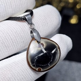 تصویر آویز گردنبند سنگ طبیعی سپتارین معدنی مراکش کد 35068 