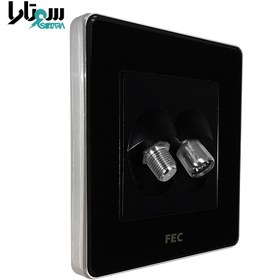 تصویر پریز آنتن و ماهواره مشکی FEC-PS-03 