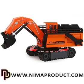 تصویر ماکت فلزی بیل مکانیکی مدل KDW Front Shovel Excavator 