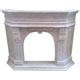 تصویر شومینه سنگی وولکان 