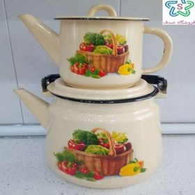 تصویر کتری وقوری لعابی روسی 