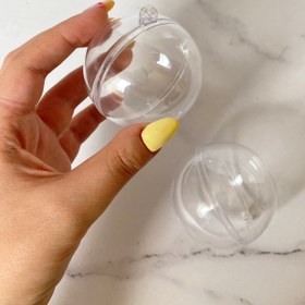 تصویر گوی شیشه ای گوی شیشه‌ای نر و ماده‌ای برای ساخت گیفت‌های خاص و خلاقانه