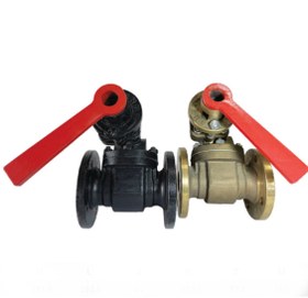 تصویر شیر تخلیه دیگ بخار 2 اینچ شیر تخلیه بویلر با فلنج موازی پاک برنز