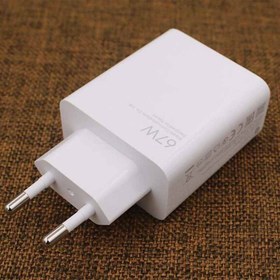 تصویر آداپتور اصلی شیائومی ۶۷ وات Xiaomi turbo 67W Charger