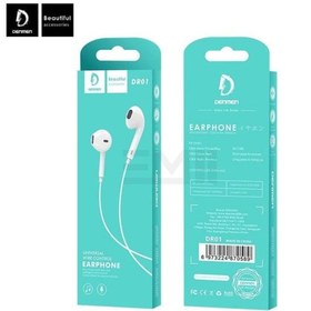 تصویر فروش عمده هندزفری دنمن مدل DR01 هندزفری دنمن مدل DR01 ا Denmen Handsfree Model DR01