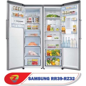 تصویر یخچال فریزر دوقلو سامسونگ مدل RZ32-RR39 ظرفیت ۴۰ فوت 