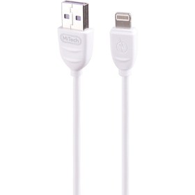 تصویر کابل آیفونی فست شارژ Mitech XP-111 1m MITECH XP-111 1M LIGHTNING CHARGING CABLE