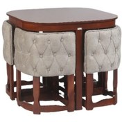 تصویر میز و صندلی ناهارخوری ۴ نفره مدل PL872 