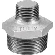 تصویر مغزی تبدیلی گالوانیزه دنده ای سایز 3/4*1/2 اینچ توپی برزیل مغزی تبدیل رزوه ای گالوانیزه سایز 3/4*1/2 اینچ NIPPLE REDUCING TUPY