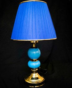 تصویر آباژور رومیزی دو چینی کد 23 - کلاهک Double porcelain table lamp code 23