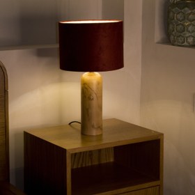 تصویر آباژور چوبی - مدل بلوط 