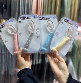 تصویر قاشق سر سیلیکونی سر کج نوزادی و کودک چیکوبیبی ( Chicco Baby ) کد 46007