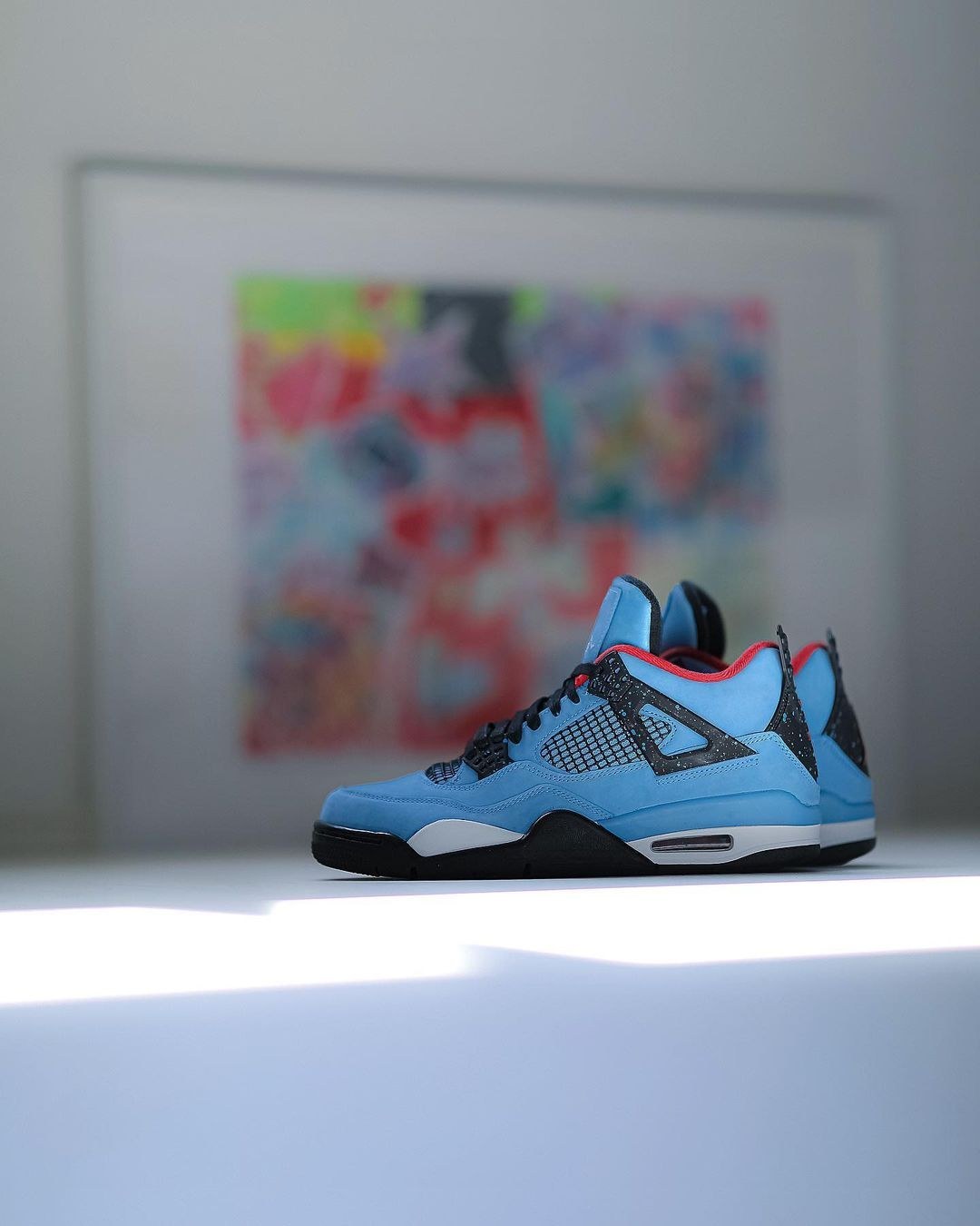 Jordan 4 travis scott cheap blue