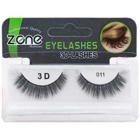 تصویر مژه مصنوعی سه بعدی 001 زد.وان Z.ONE 3D-001 False Eye Lashes