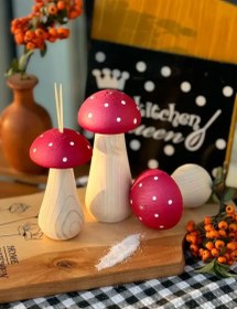 تصویر ست قارچ چوبی 