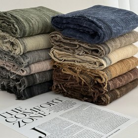 تصویر شال نخی کنفی سروین-مدل5643 