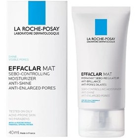 تصویر مرطوب کننده لاروش پوزای افکلار مات حجم 60 میل la roche posay laboratoire dermatologique 60 ml