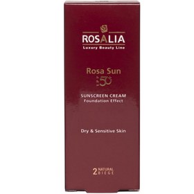 تصویر کرم ضد آفتاب رزالیا مدل Rosa Sun با SPF50 مناسب پوست خشک حجم 40 میلی لیتر 