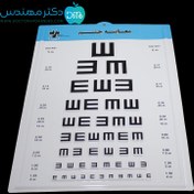 تصویر چارت چشمی برجسته Prominent eye chart