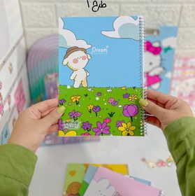 تصویر دفتر ۴۰ برگ خط‌دار 