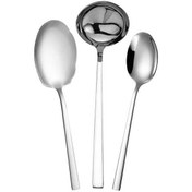 تصویر سرویس کفگیر و ملاقه 3 پارچه استیل جی فی نی GIFFINI مدل G-10 