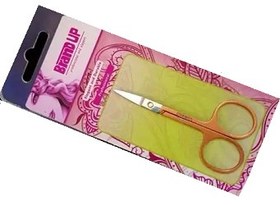 تصویر برند آپ قیچی ابرو دسته لاکی طلایی B22 