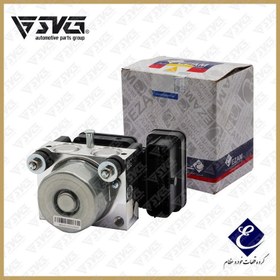 تصویر مجموعه مدولاتور ABS سمند ( بلوک هیدرولیک ) با پایه نگهدارنده یوفین عظام 