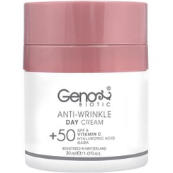 تصویر کرم ضد چروک ژنوبایوتیک روز بالای 50 سال Geno Biotic Anti Wrinkle +50 Day Cream