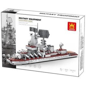 تصویر لگو کشتی Warship خاکستری 