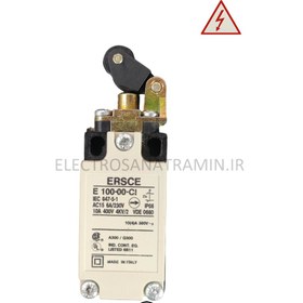 تصویر میکروسوئیچ فشاری یک طرفه ارش ( ERSCE ) ایتالیا مدل E100-00-CI ERSCE E100-00-CI