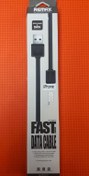 تصویر کابل فلت آیفونی Remax Fast Series RC-008 2.1A 1m Remax Fast Series RC-008 2.1A 1m Flat USB To Lightning Cable