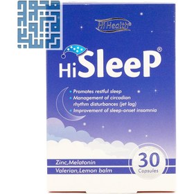 تصویر کپسول های اسلیپ های هلث 30 عدد Hi Health Hi Sleep 30 Caps