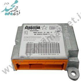 تصویر یونیت ایربگ ACU پژو 206 فرانسوی 9660349980، اتولیو AIRBAG CONTROL UNIT 206 - 207 6556AZ AUTOLIV