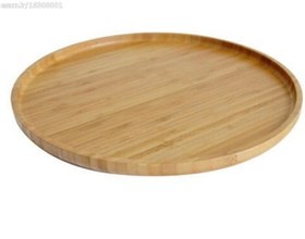 تصویر سینی گرد تمام بامبو 